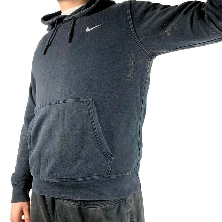 Nike Black Long Sleeved Pullover Hooodie Size Mens M image 2