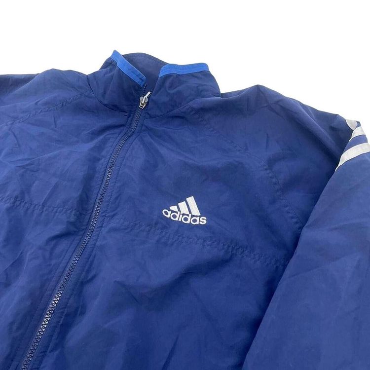 Adidas Blue Long Sleeved Full Zip Jacket Size Mens M image 2