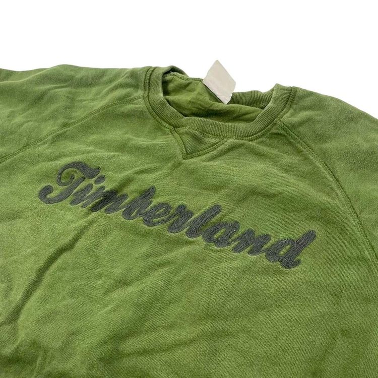 Timberland Green Long Sleeved Pullover Jumper Size Mens L 2