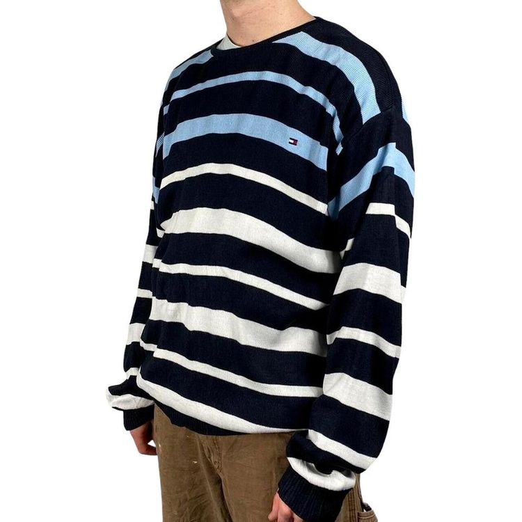 Tommy Hilfiger Multicoloured Long Sleeved Pullover Sweatshirt Size Mens XL image 1
