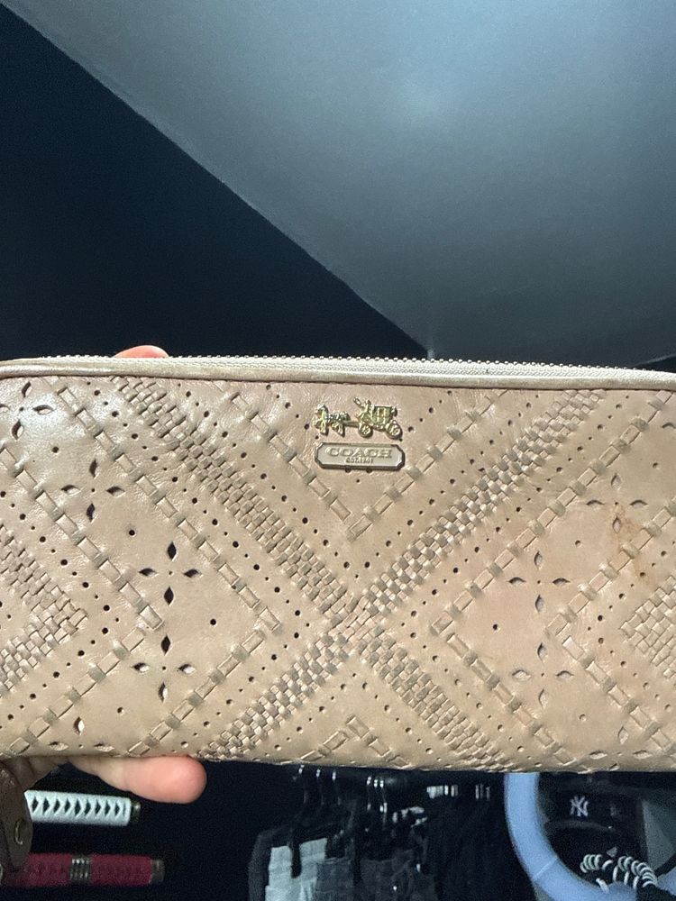 Coach Beige Wallet
