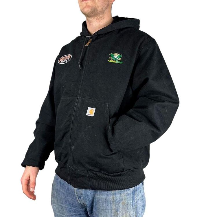 Carhartt Black Full Sleeve Active Jacket Size Mens L