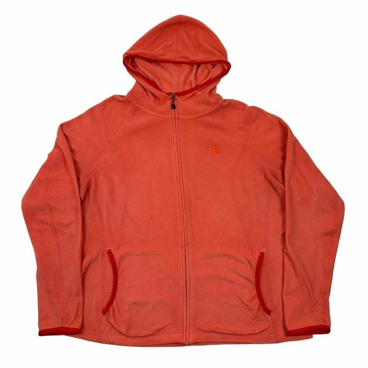 The North Face Orange Long Sleeved Hoodie Size Womens XL
