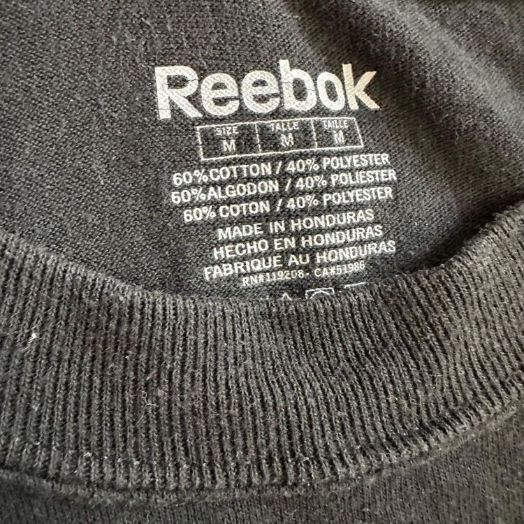 REEBOK NFL Black Short Sleeved Steelers Printed T-shirt For Mens Size M 2