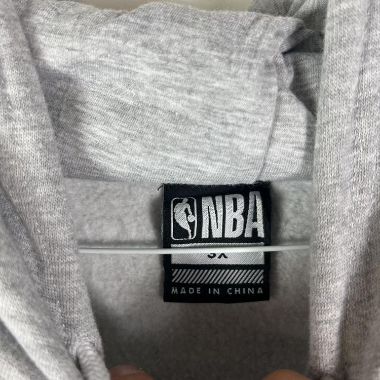 NBA print hoodie grey image 5