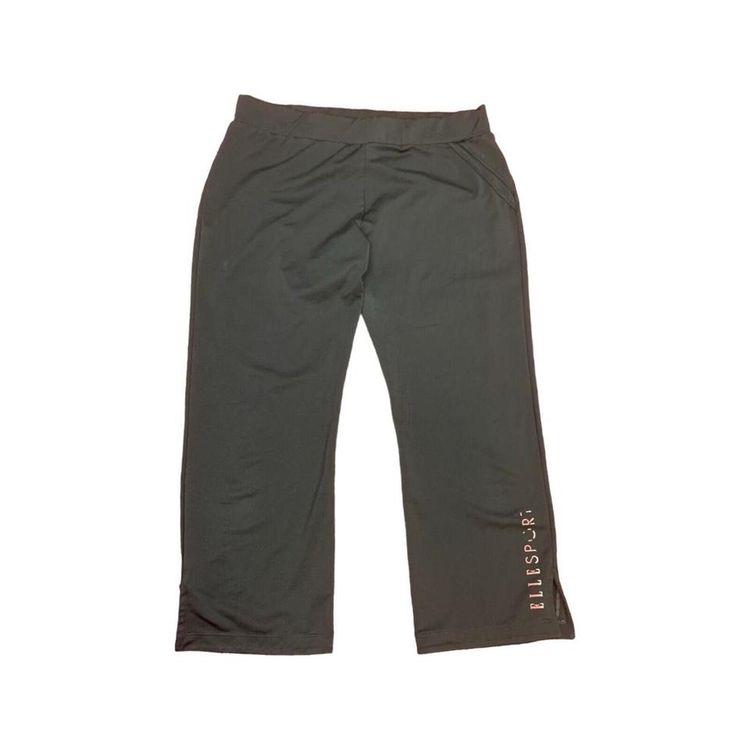 Elle Sport Black Trousers Mens Size 30W 22L