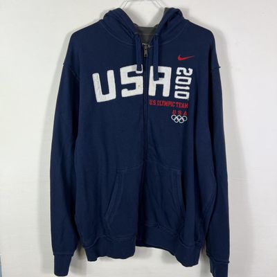 Nike USA Olympics hoodie navy 1