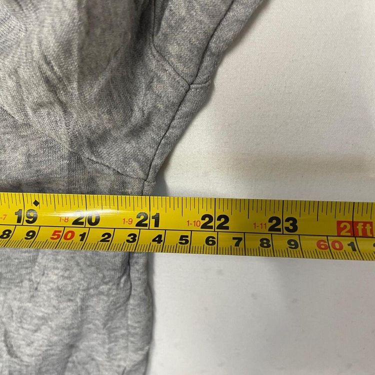 Adidas Grey Long Sleeved Pullover Hoodie For Mens M image 4