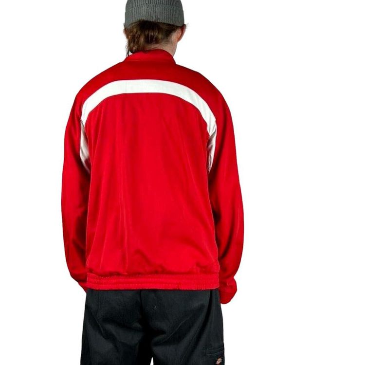 Nike Red White Blue Long Sleeved Full Zip Sweatshirt Size Mens M 3