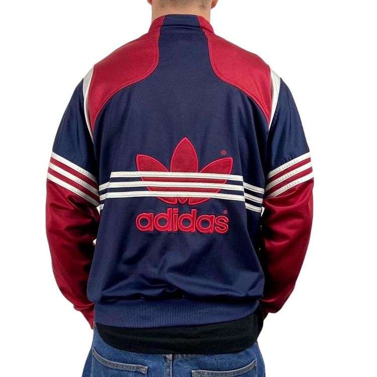 Adidas Navy Red Long Sleeved Jacket Size Mens L 3
