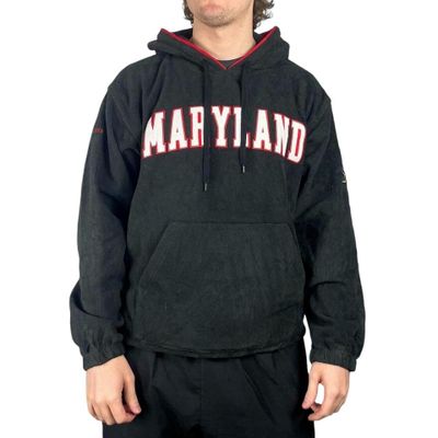 COLUMBIA Black Red Long Sleeved Pullover Hoodie Size Mens L 2