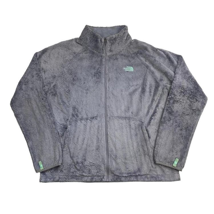 The North Face Grey Long Sleeved Full Zip Jumper Size Womens XL