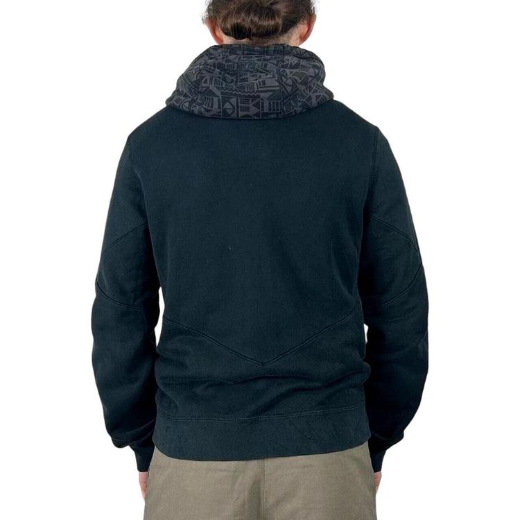 Nike Black Long Sleeved Full Zip Hoodie Size Mens S image 3
