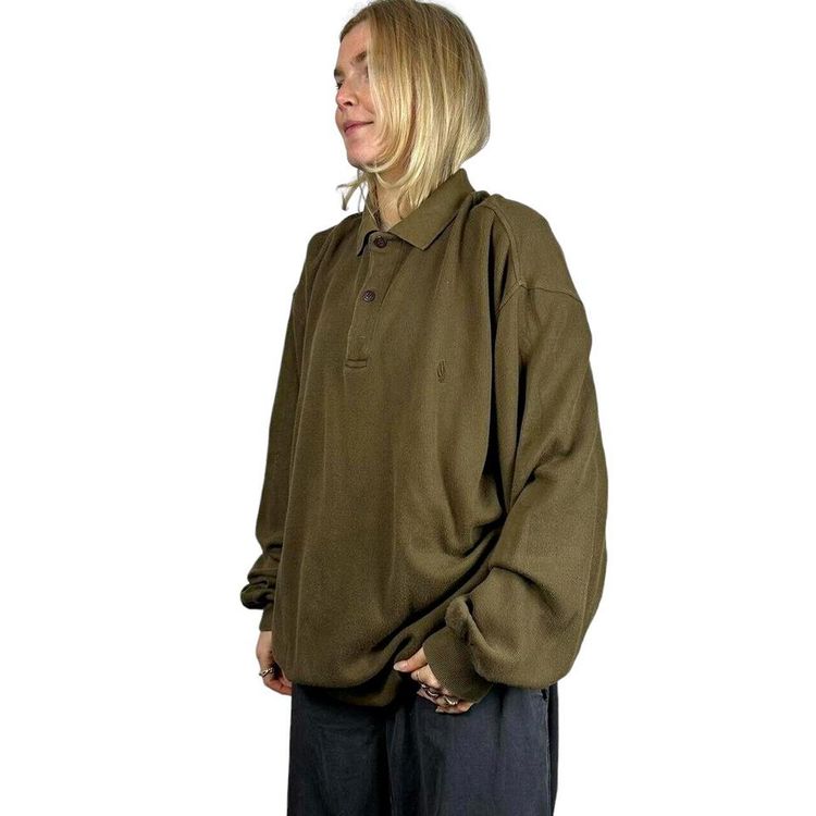Nautica Green Green Long Sleeved Sweatshirt Size Mens L