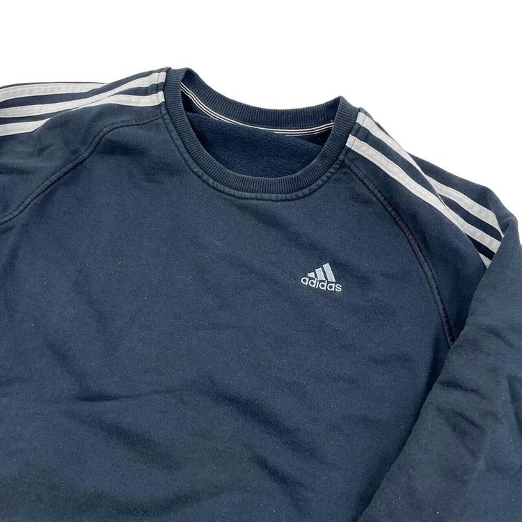 Adidas Black Long Sleeved Pullover Sweatshirt Size Mens M image 3