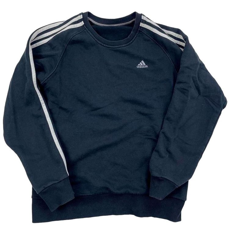Adidas Black Long Sleeved Pullover Sweatshirt Size Mens M image 1