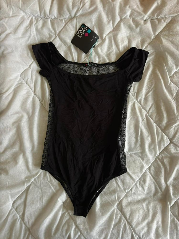 Other  Black Lace Bodysuit czarne body damskie alternative gotycki goth girl style product image