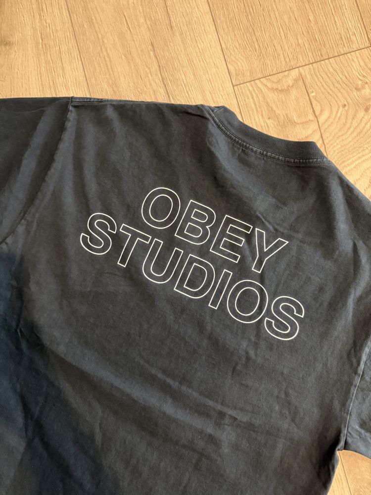 Obey Studios Black T-Shirt 2