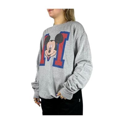 Disney Minnie Mouse Grey Long Sleeved Jumper Size Mens XL 1