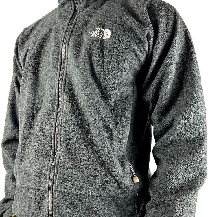 The North Face Black Long Sleeved Full Zip Jumper Size Mens M 2