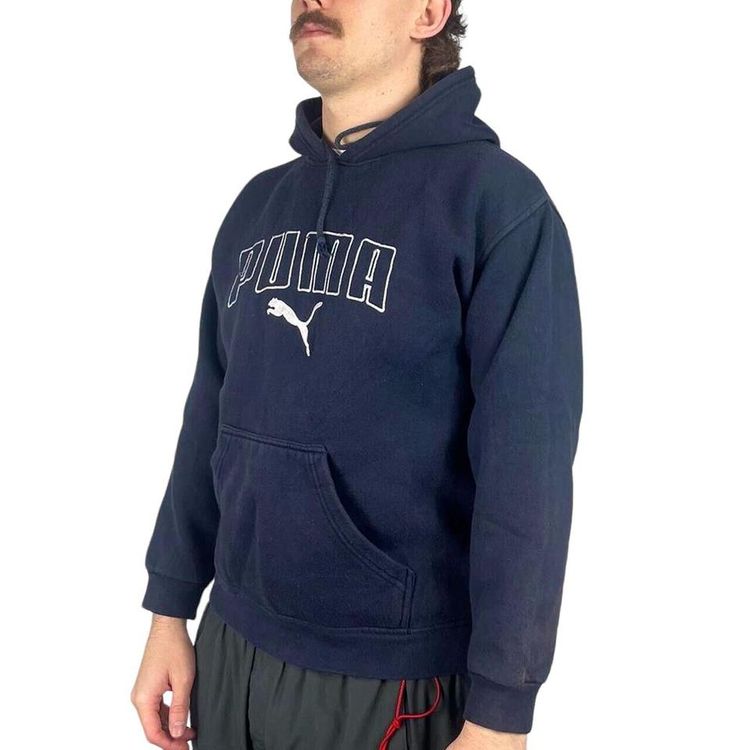 Puma Blue Long Sleeved Pullover Sweatshirt Size Mens M image 1