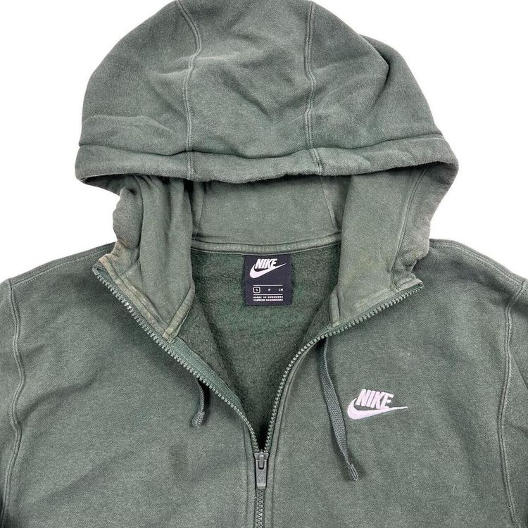 Nike Green Long Sleeved Hoodie Size Mens S image 3