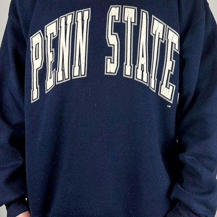 Russell Athletic Blue Full Sleeved Pullover Sweatshirt Size Mens L 3