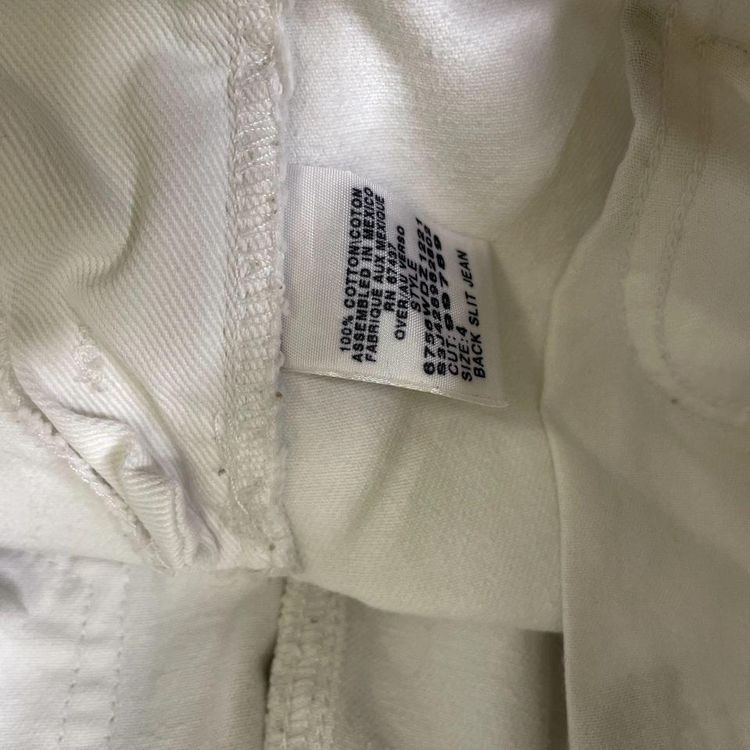 Ralph Lauren Polo Denim Jeans 90s Straight Leg Pants Trousers, White, Womens 30 image 6