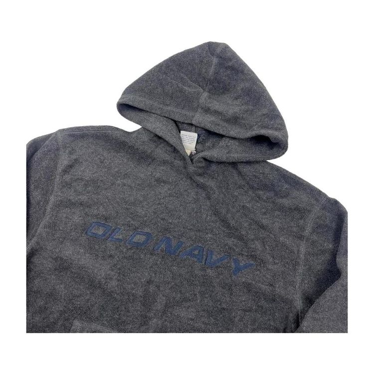 Old Navy Grey Full Sleeve Pullover Hoodie Size Mens M image 2