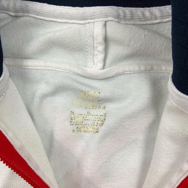Nike Red White Full Sleeved Full Zip Jacket Size Mens M image 3