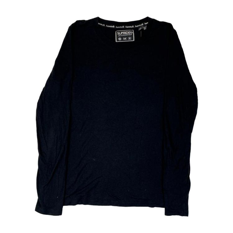 Superdry Black Full Sleeved Solid Sweatshirt For Mens Size S image 1