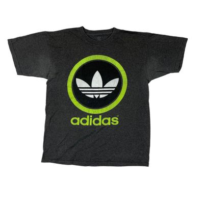 Adidas Grey Short Sleeved Logo Printed T-Shirt For Mens Size S 1