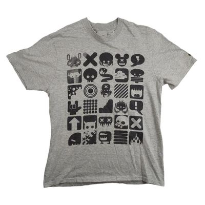NIKE Grey Short Sleeved Graphic T-Shirt Mens S 1