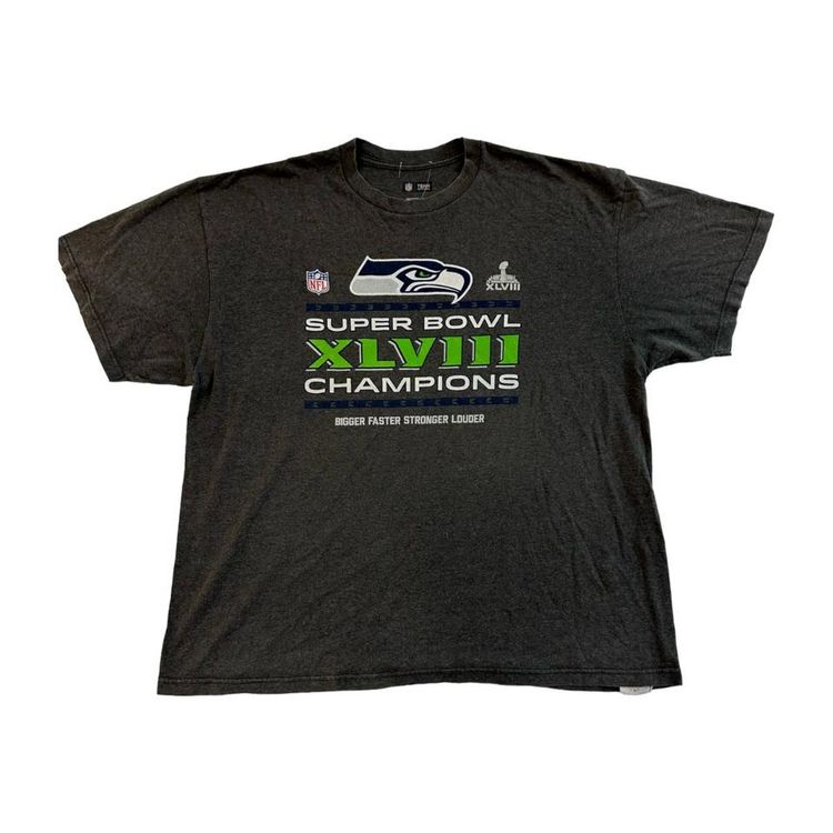 NFL TEAM Apparel Short Sleeved Super Bowl Champions Printed T-shirt For Mens 2XL