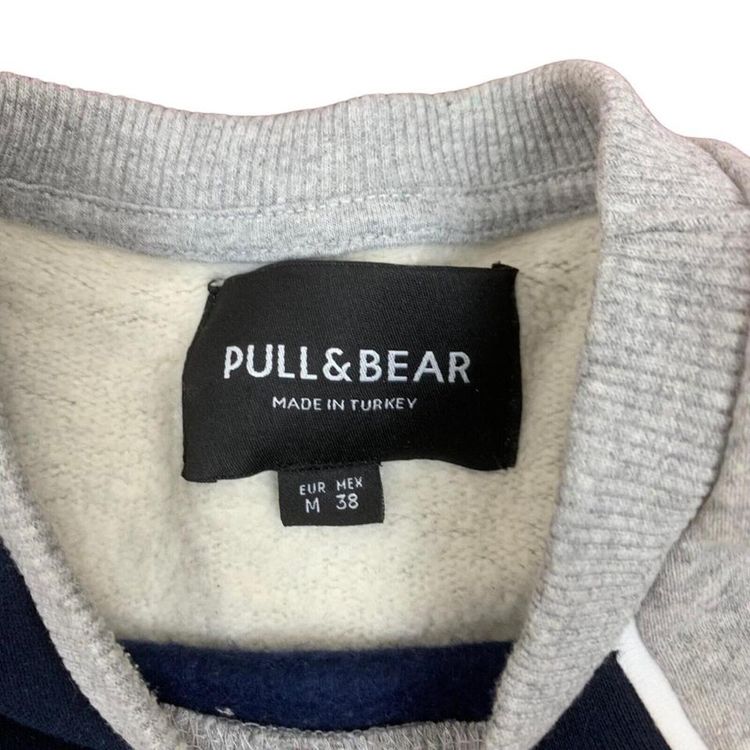 Pull & Bear Newcrest Printed Grey Long Sleeved SweatShirt Size Mens Medium 2
