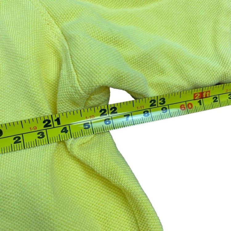 Nautica Yellow Short Sleeved Polo Top Size Mens Large L image 5