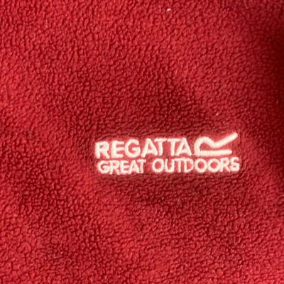 Regatta Red Long Sleeved Half Zipped Fleece Pull Over Sweater For Mens Size XS 2