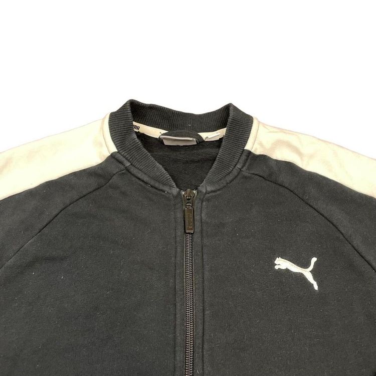 Puma Black White Full Zip Trackjacket Jumper Size Mens Small image 3