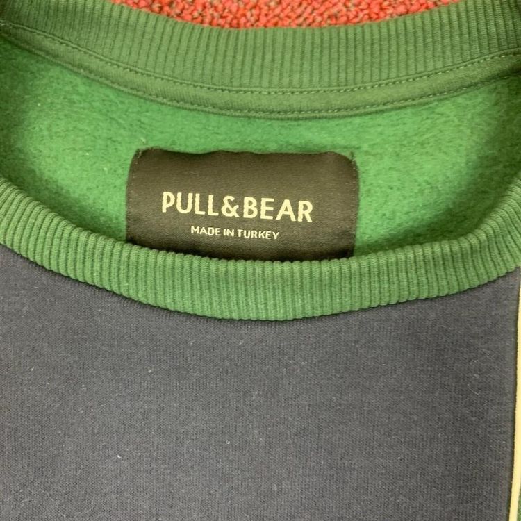 Pull & Bear Revengeful Printed Green Long Sleeved SweatShirt Size Mens Medium image 2