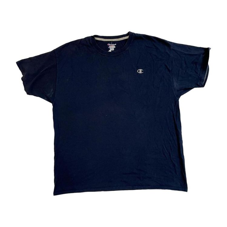 Champion Navy Blue Short Sleeved T-shirt for Mens Size 2XL