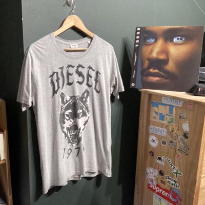 Diesel Graphic Print Wolf T Shirt