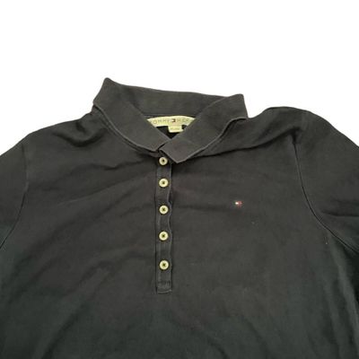 Tommy Hilfiger Navy Blue Short Sleeved Button Up Polos Shirt Size Mens Small S 3