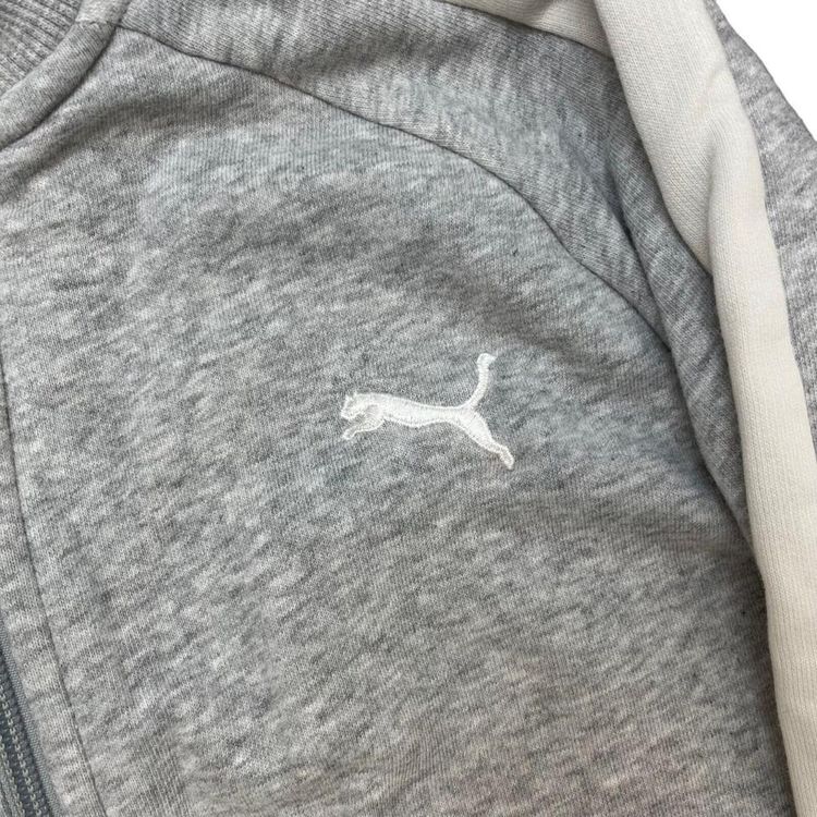 Puma Grey Long Sleeved Full Zip Jumper Size Womens 12 image 2