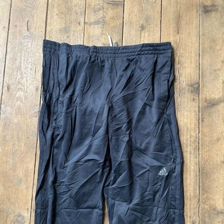 Adidas Track Pants Vintage Y2K Straight Leg Sports Joggers, Navy, Mens XL 3