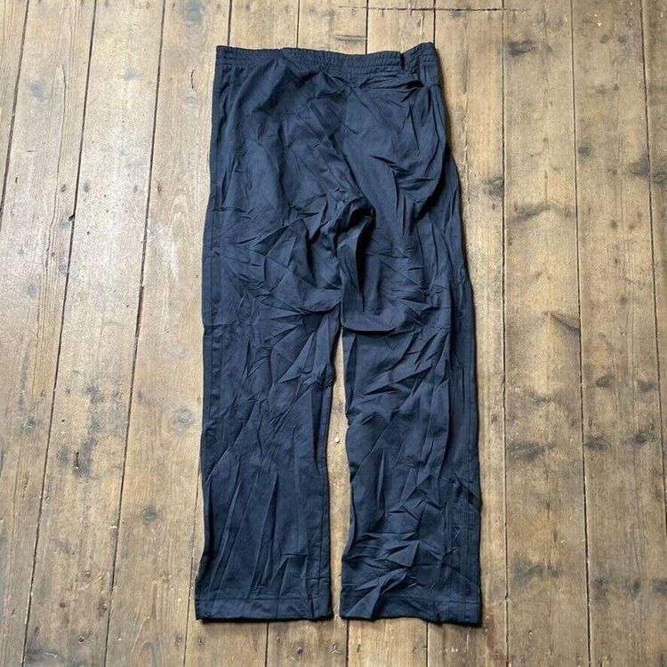 Adidas Track Pants Vintage Y2K Straight Leg Sports Joggers, Navy, Mens XL 2