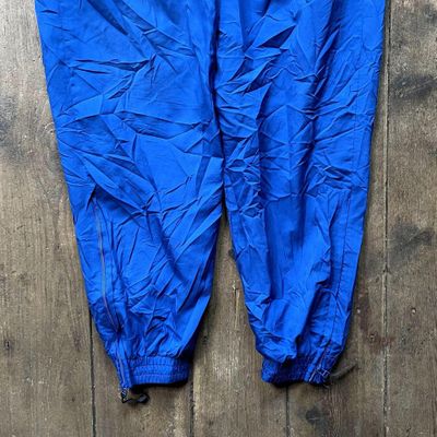 Puma Track Pants Y2K Sports Tracksuit Bottoms Joggers, Blue, Mens Small 4