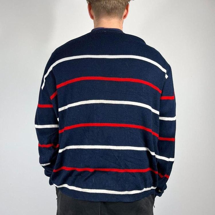 Lacoste Blue Long Sleeved Pull Over Sweatshirt Size Mens XL image 3