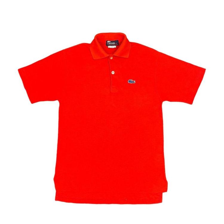 Lacoste Izod Red Short Sleeved Polo Shirt Size Childrens Medium M image 1
