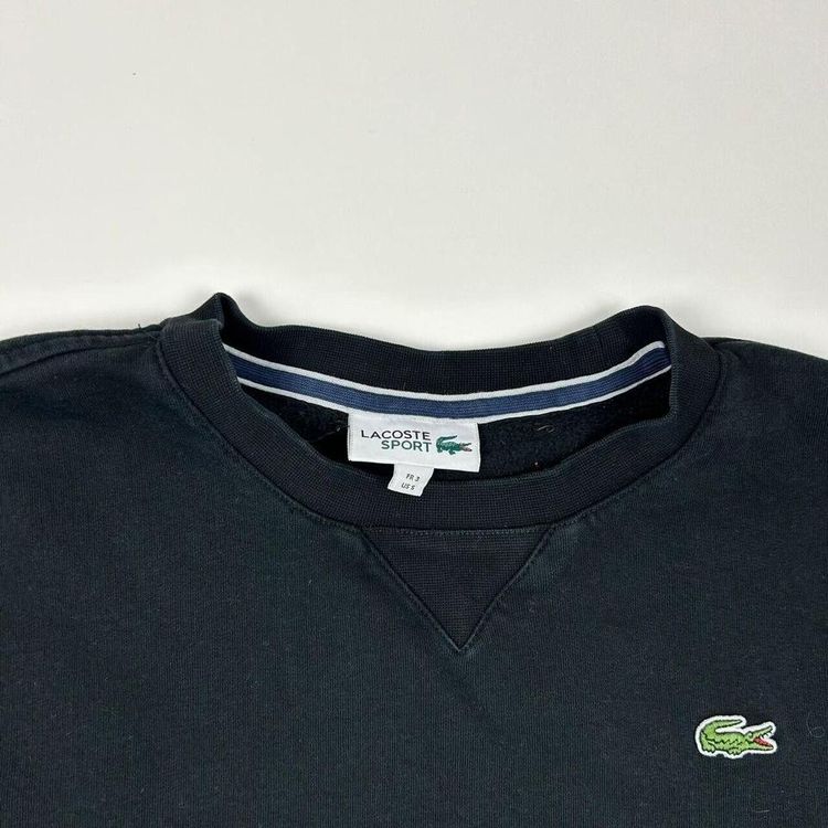 Lacoste Black Long Sleeved Sweatshirt Size Mens S image 3