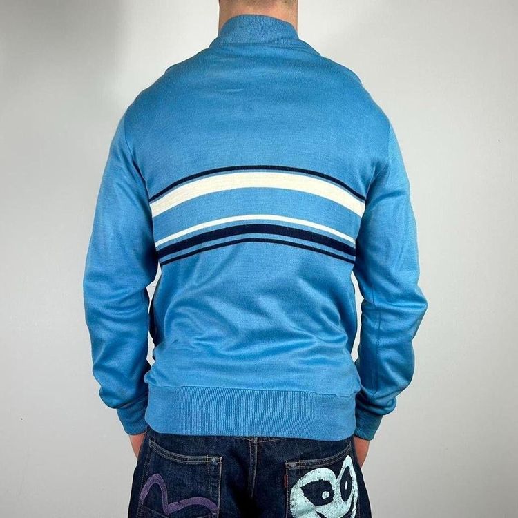 FILA Blue Full Zip Track Jacket Mens Size S 4